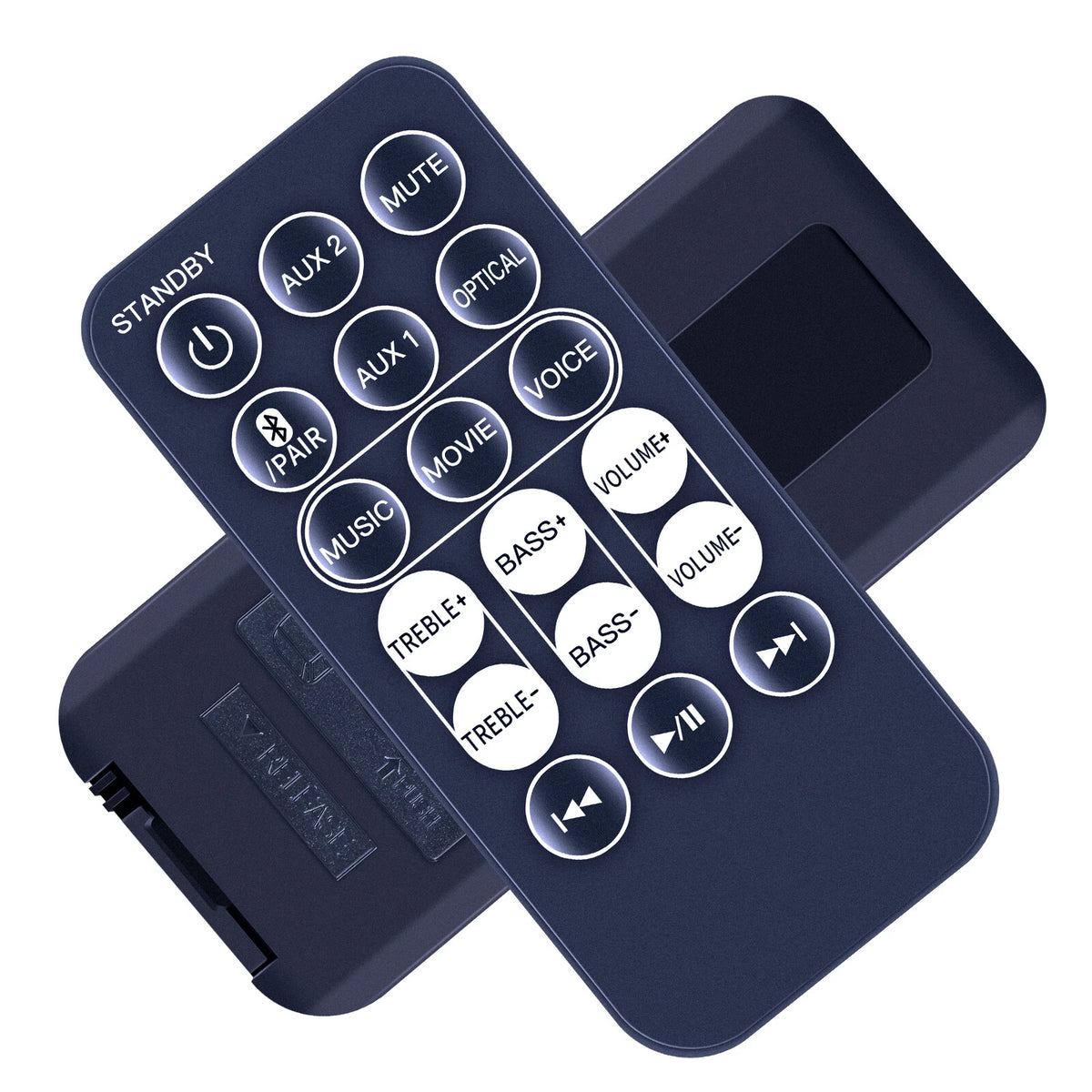 Remote Control For Jensen JSBW-210 2-Channel Wall-Mountable Bluetooth Soundbar
