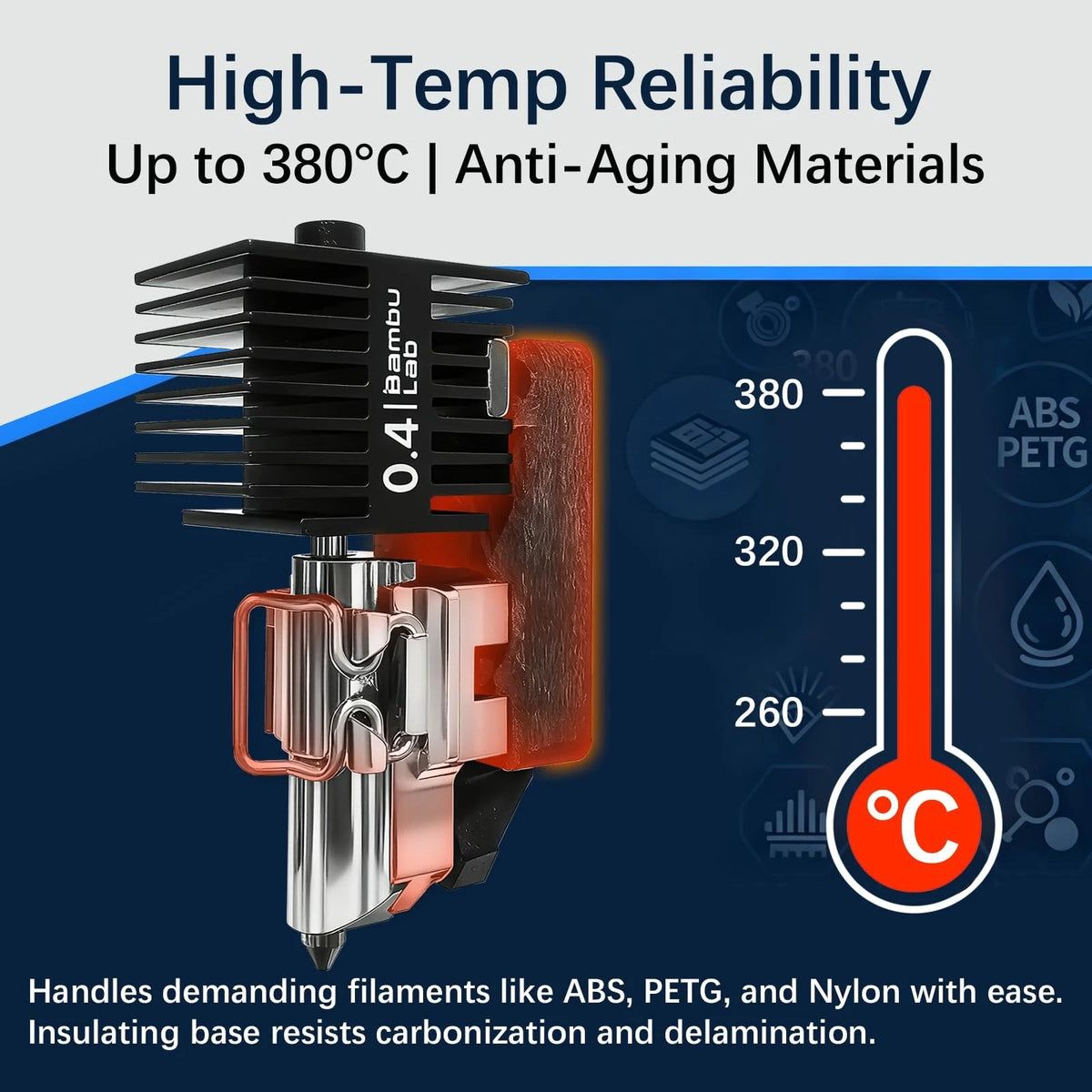 Precision Hotend Heating Assembly Kit for A1/A1MINI