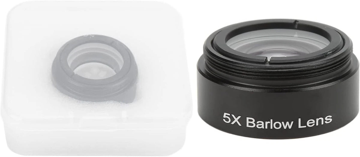 VBESTLIFE 5X Barlow Lens, M28.6 Threaded Stereo Microscope Auxiliary...