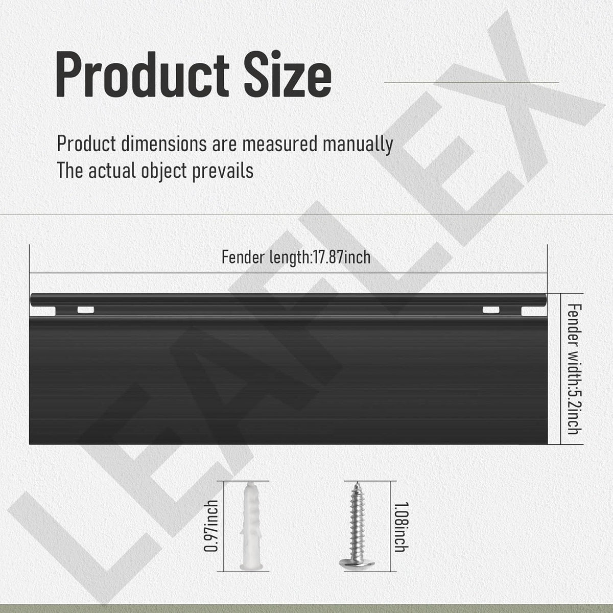 120-7012 Trailing Shield Flap Compatible with Toro 22" Recycler Black