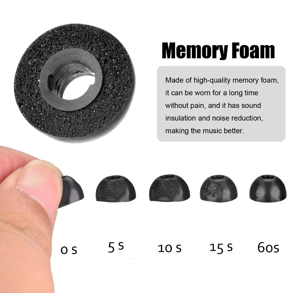 6Pcs Black Ear Tips Cover S M L Set For Samsung Galaxy Buds Pro Earbuds Parts