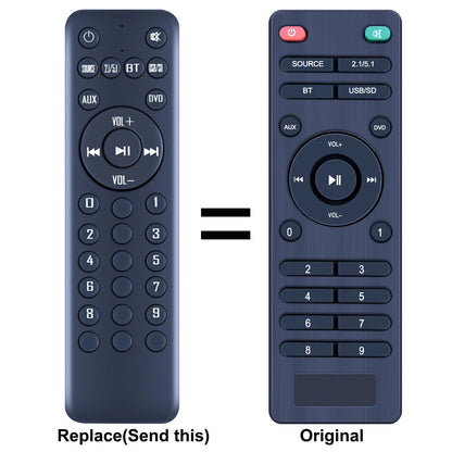 Remote Control For Acoustic Audio AAT50 Bluetooth Home Theater Speaker System