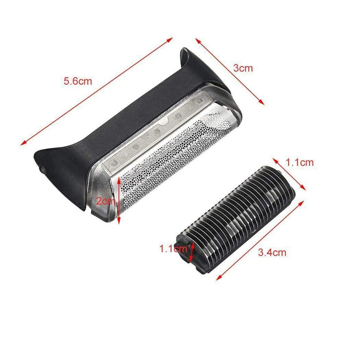 2026 Upgraded 10B Replacement Foil & Cutter 1 Count (Pack of 1), Black