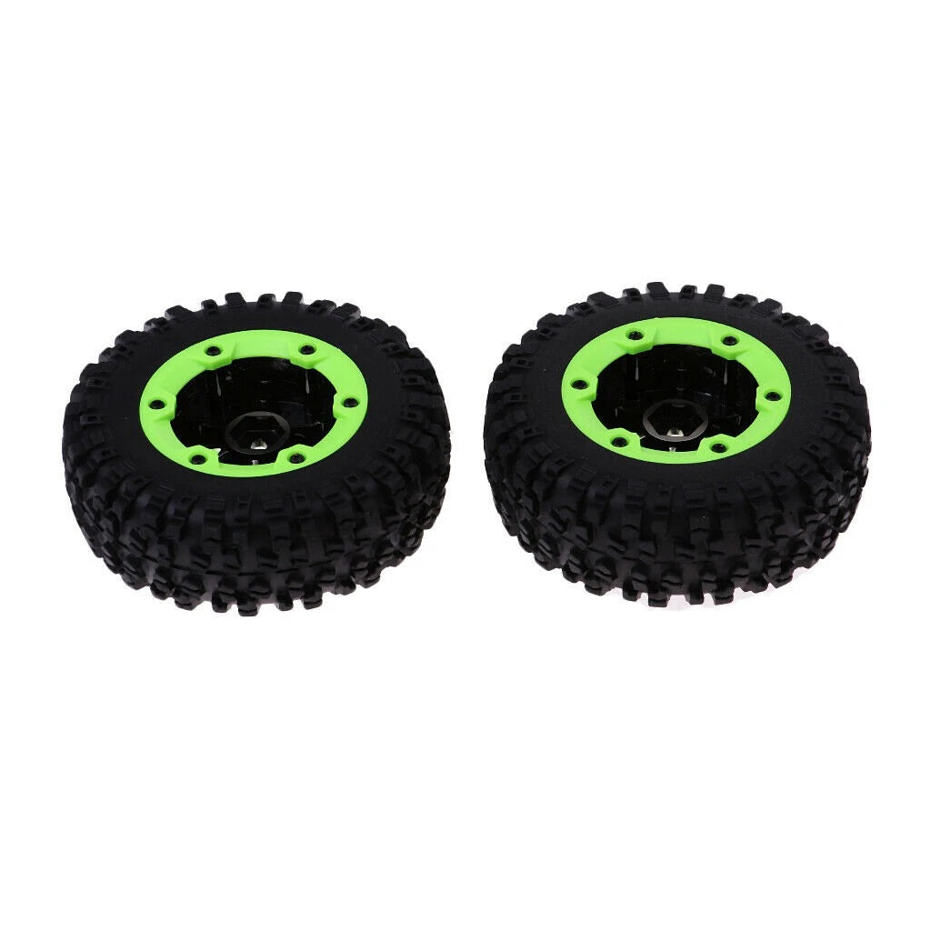 4pcs Rubber Tire Tyres with Wheel Rims for WLtoys 12428 12423 1/12 RC Buggy Car