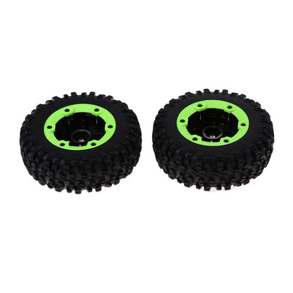 4pcs Rubber Tire Tyres with Wheel Rims for WLtoys 12428 12423 1/12 RC Buggy Car