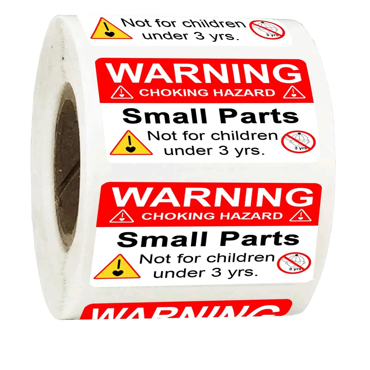 wootile Choking Warning Hazard Labels 1x 2 Inch 1 x 2Inch, Red