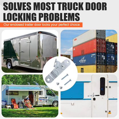 GDW Cargo Trailer Door Latch Hasp Keeper for Ramp Padlock Race Bar Lock...