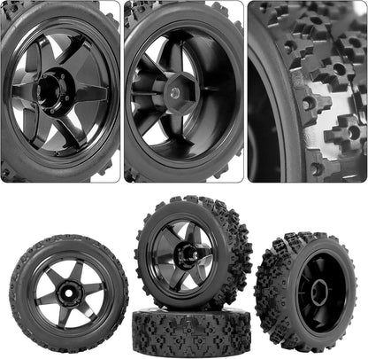 RC Station 12mm Hex Wheels and Tires 1/12 1/14 1/16 1/18 Off Road...