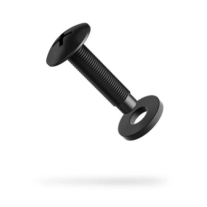 AC Infinity Carbon Steel 10/32 Rack Screws and Nylon ['10-32'], Black