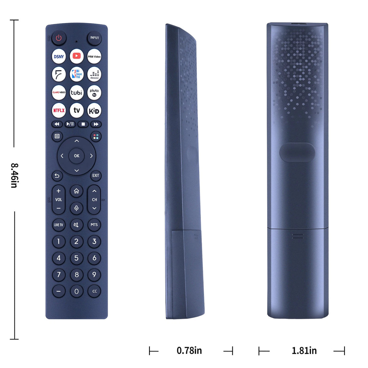 ERF2D36H Remote Control For Hisense TV 43A51HUV 50A53FUV 55A53FUV Without Voice
