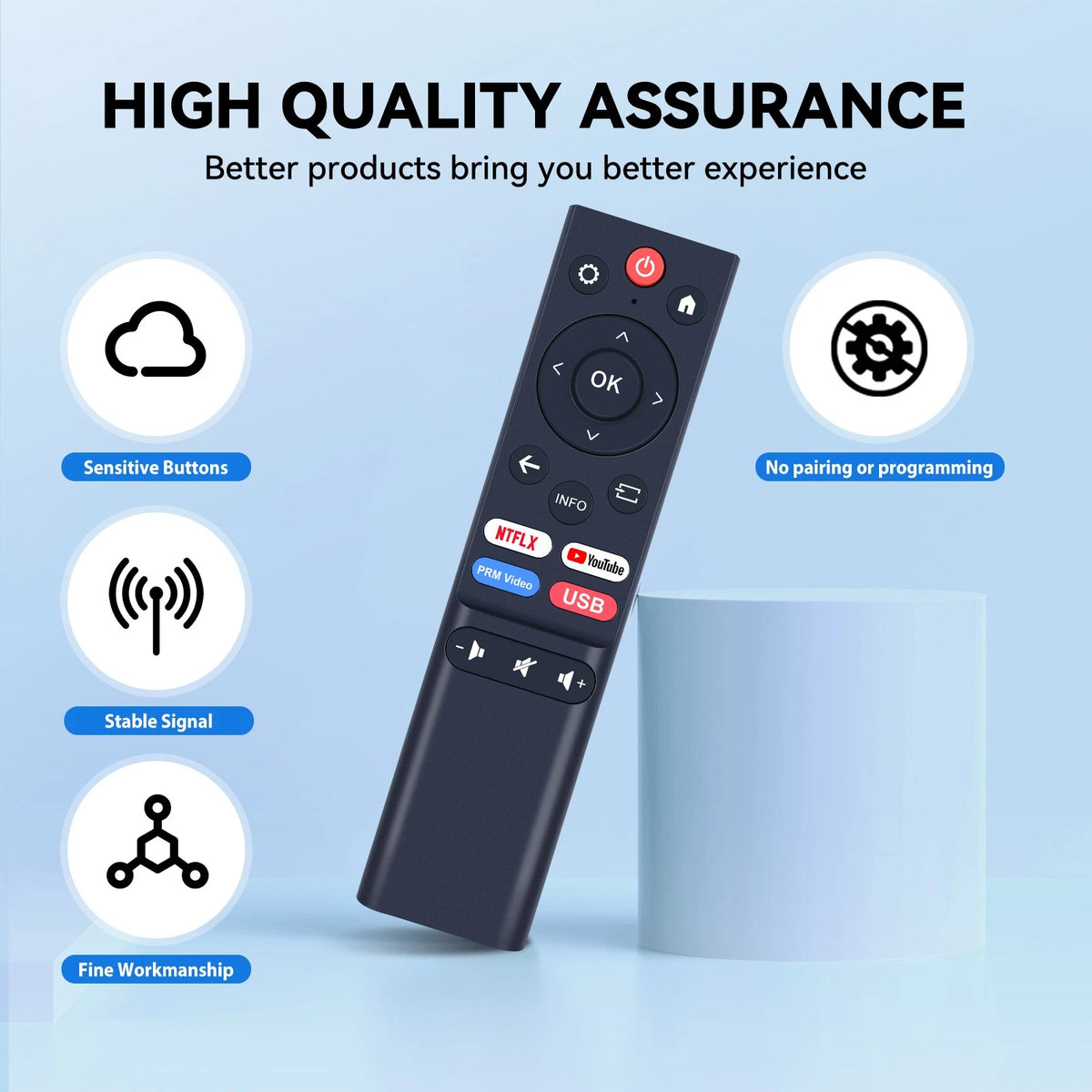 Remote Control For YOTON Y9 4K HD Smart Video Projector