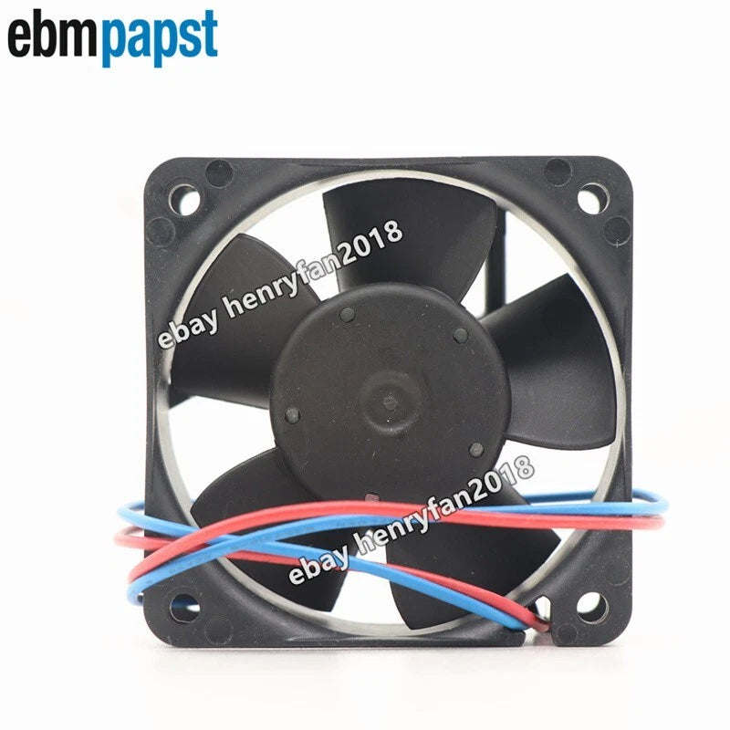 Ebmpapst 614NN Axial Fan 24VDC 75mA 1.8W 5100RPM 60*60*25mm Cooling Fan