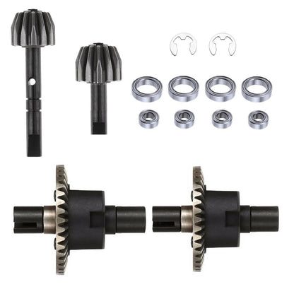 For HSP 1/10 RC Car Metal Front & Rear Differential Gear Kit Accessories