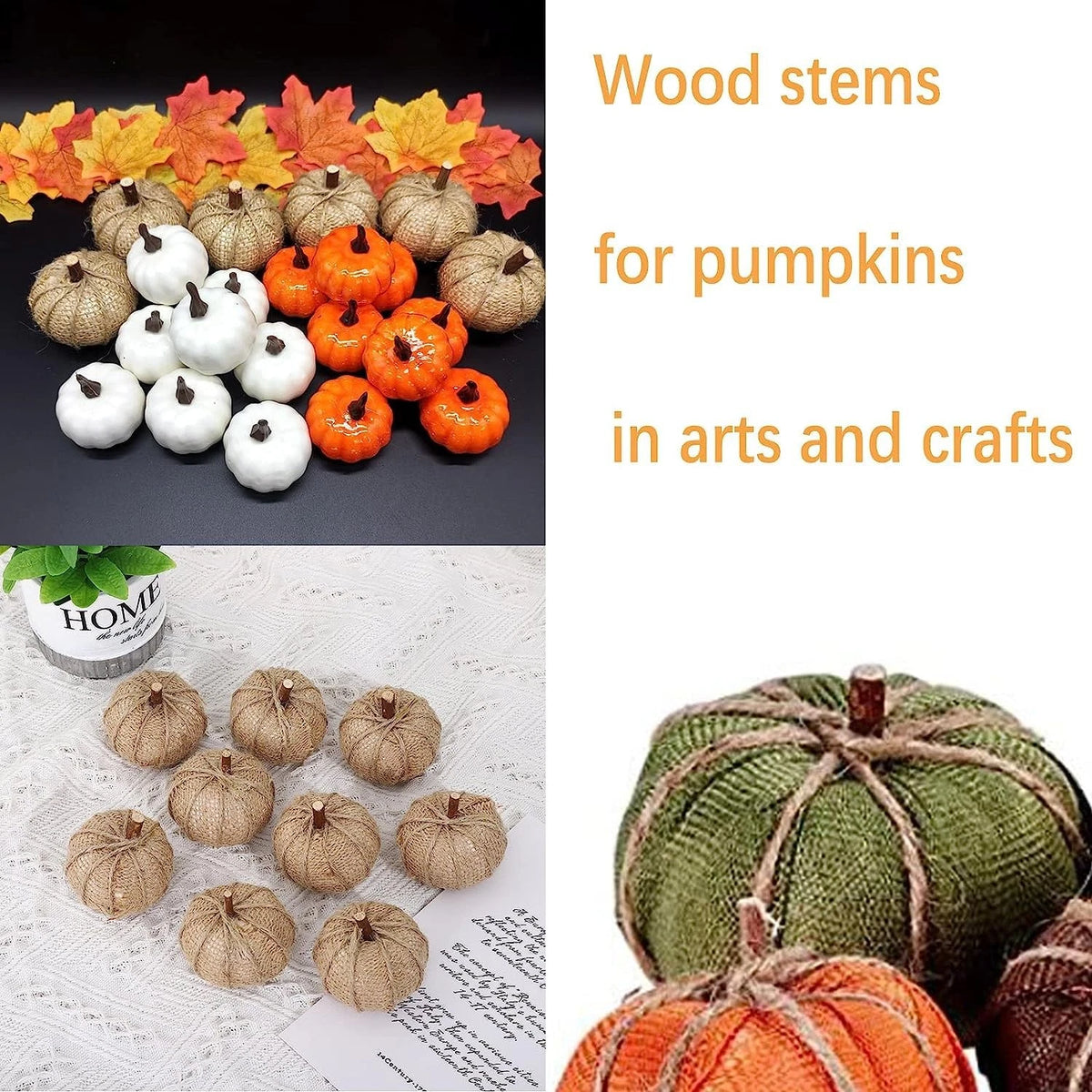 Craft Sticks, Wood Sticks Crafting Twigs Crafts Log Toy DIY Vase 50Pcs