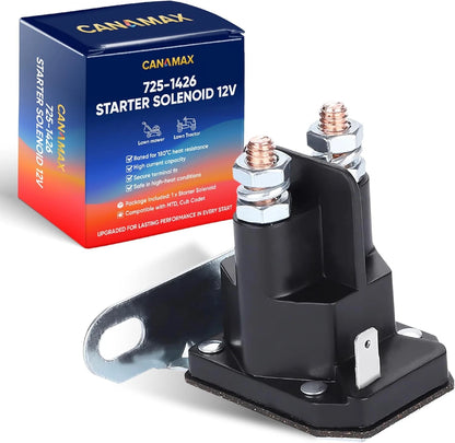 Canamax 725-1426 Starter Solenoid 12V - Compatible with MTD 925-1426...