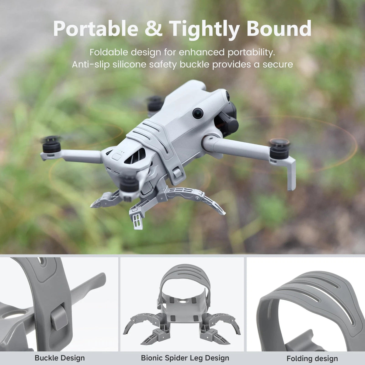 STARTRC Landing Gear for DJI Mini 5 Pro Accessories, Foldable Extended Quick...