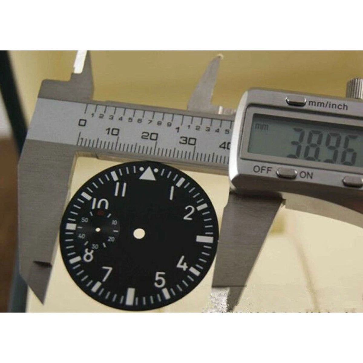 38.9mm Green Luminous Watch Dial Face+Hands For Seagull ST3600 ETA 6497 Movement