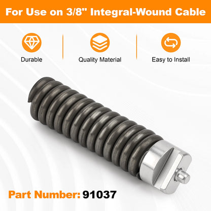 91037 Cable Repair Coupling 3/8-Inch Compatible with Drain Cleaning Cable