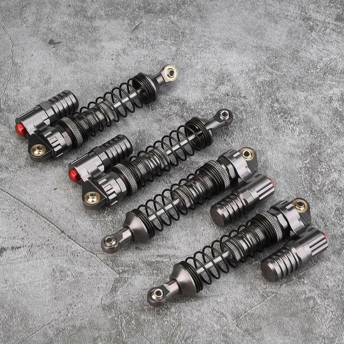 4Pcs 1/10 100mm Adjustable Shock Absorber For Axial SCX10 TRX-4 RC Crawler Car