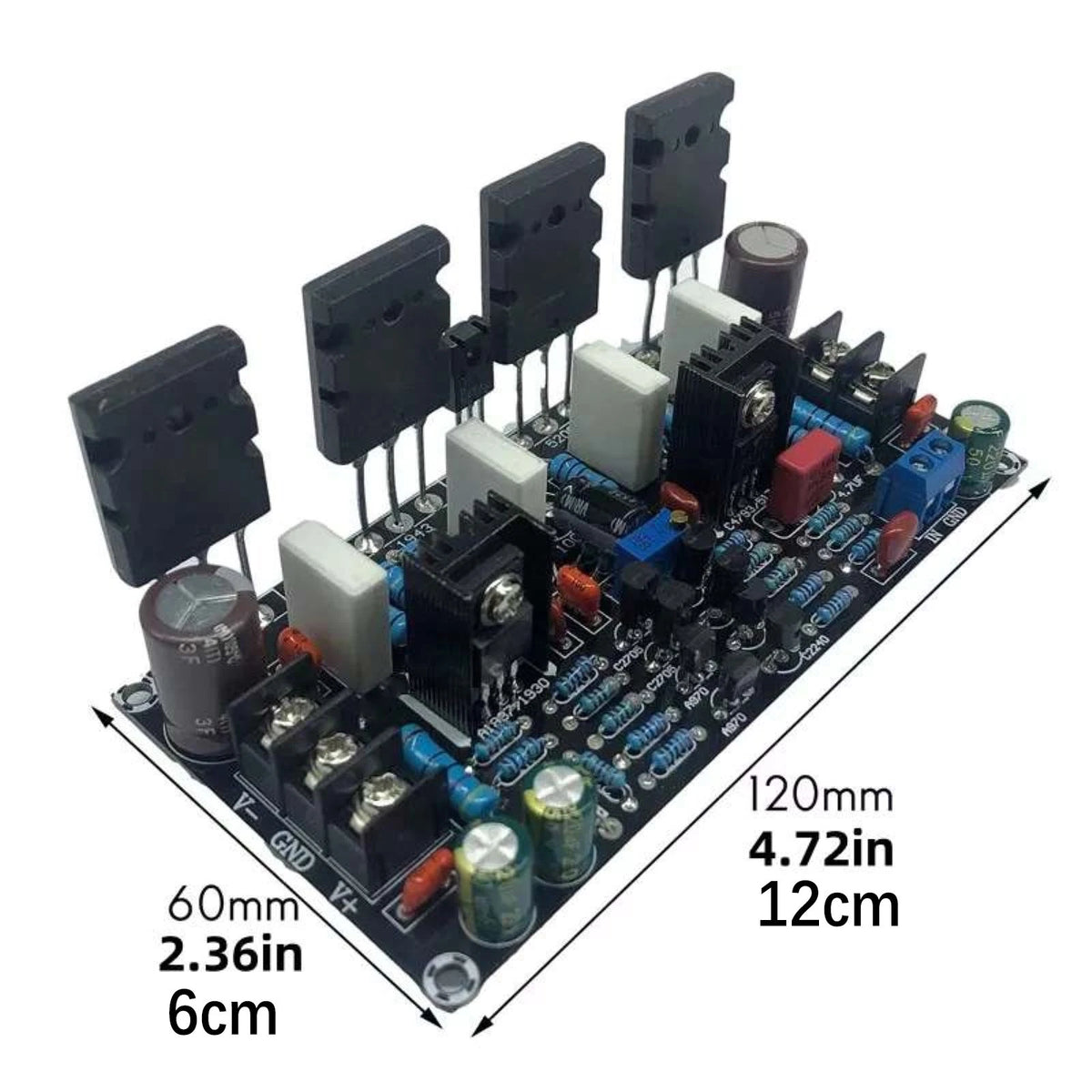 Mono Power Amplifier Board 200W 1943+5200 High After Tube Board Module