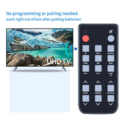 RTS7015B For RCA Sound Bar Soundbar Subwoofer Replace Remote Control