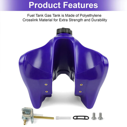 ‌4PX-24110-30-00 Fuel Gas Tank for Yamaha TTR250 96-06 Includes Gas Cap,Petcock