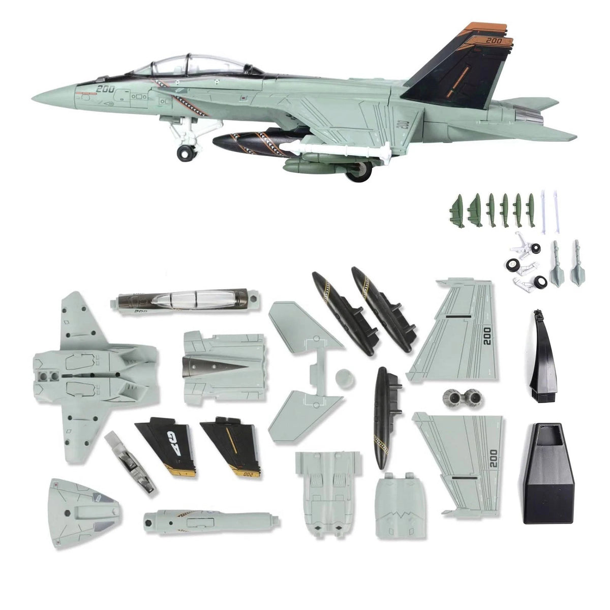 1/72 Scale 25cm F/A-18 Hornet Strike Fighter Collectible Model Set