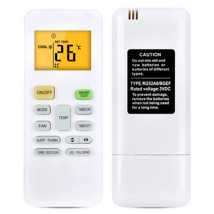 Replacement Remote Control For Midea Air Conditioner RG52A8/BGEF RG52B/BGE