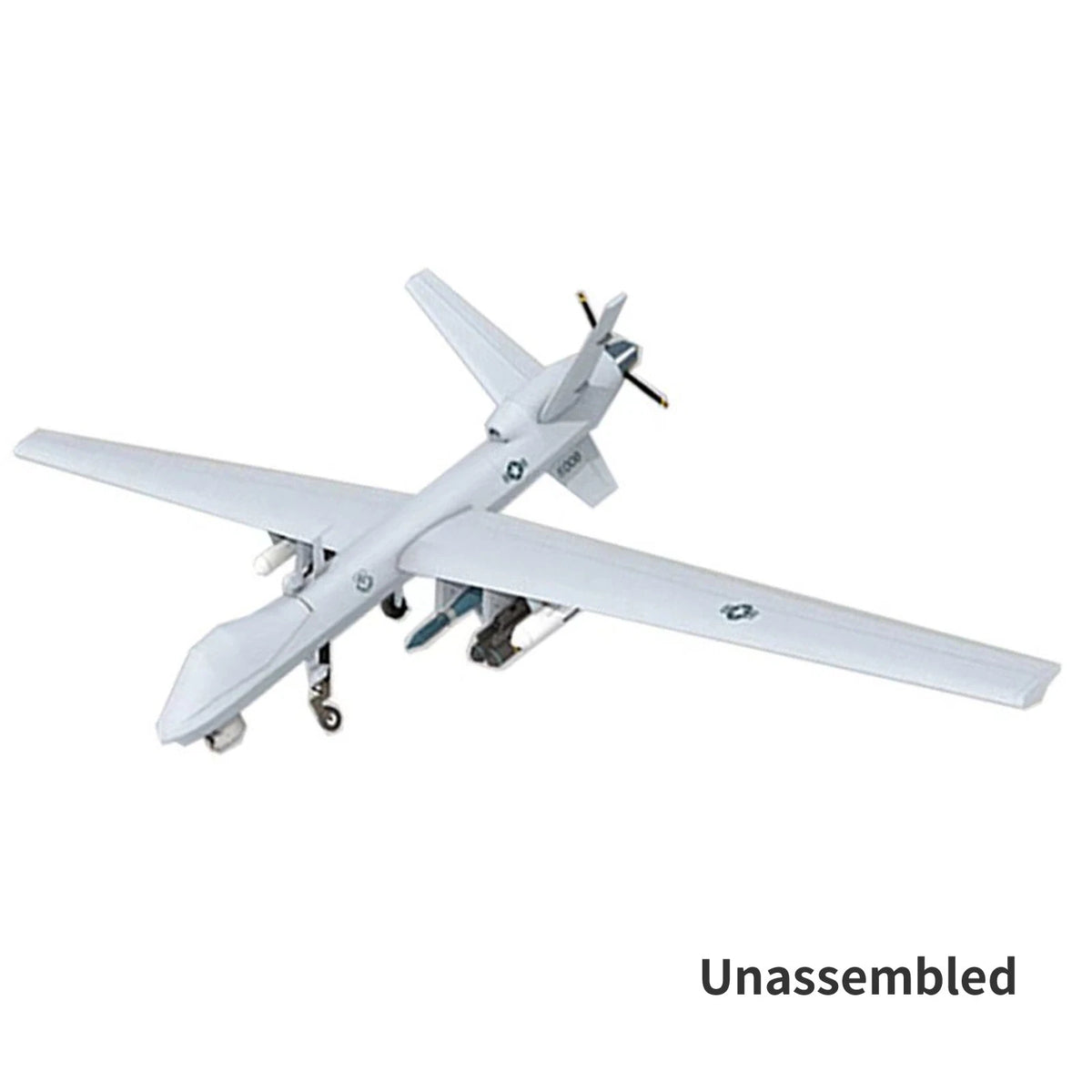 1/32 MQ-9 Reaper UAV Plane Paper Model Military Aircraft Unassembled Gift/Decor