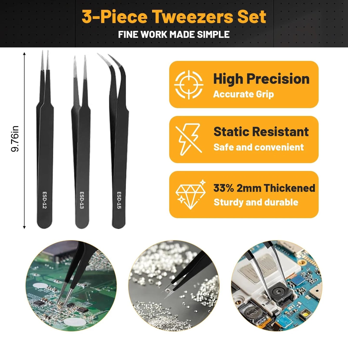 63 Pcs 3D Printer Tools, Printing & Cleaning Tool Kit 63 Set