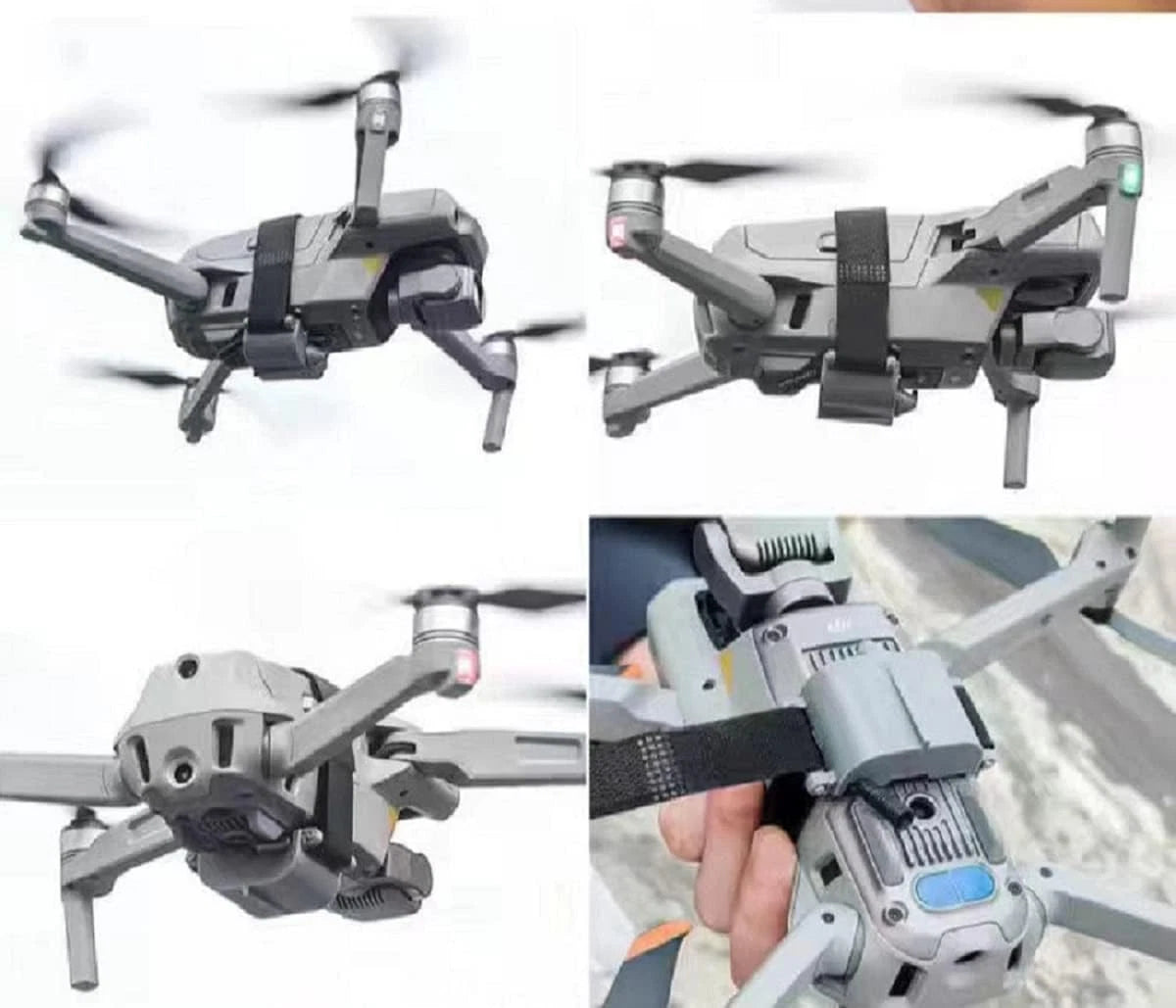 Universal Drone Airdrop System, Release Device, Payload Clip, Airdropper GRAY