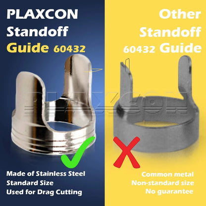 PLAXCON 2pcs PT60 IPT-60 Plasma Torch Double Pointed Spacer Guide 60432...