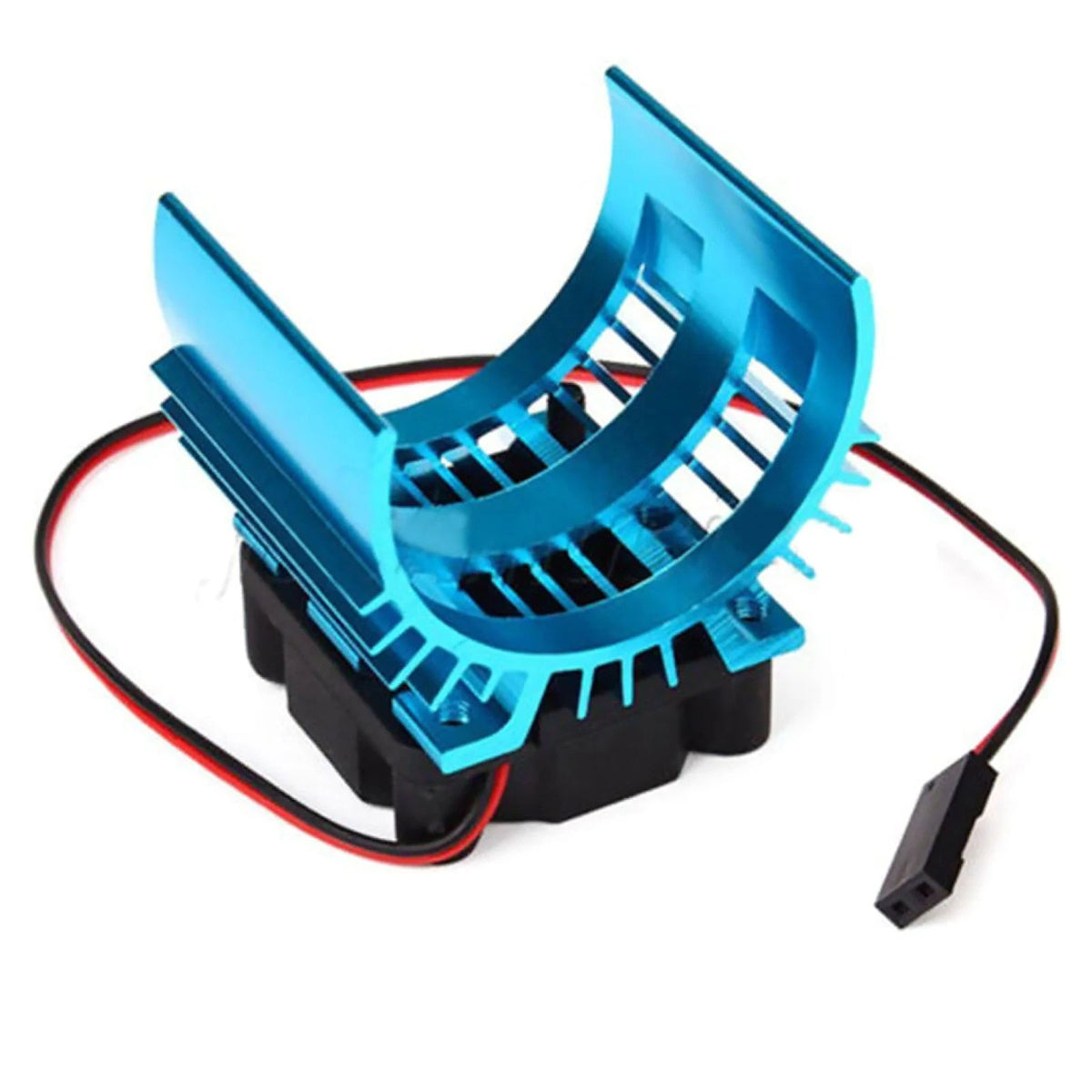 Aluminum Heat sink with 5V Cooling Fan for RC 1/10 Car 540 550 3650 Size Motor B