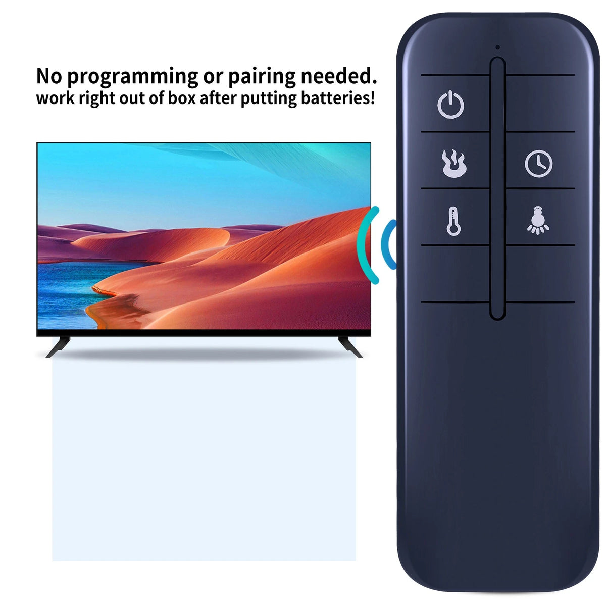 ReplaceRemote Control For Greentouch Fullerton Electric Fireplace 10180SB-28-254