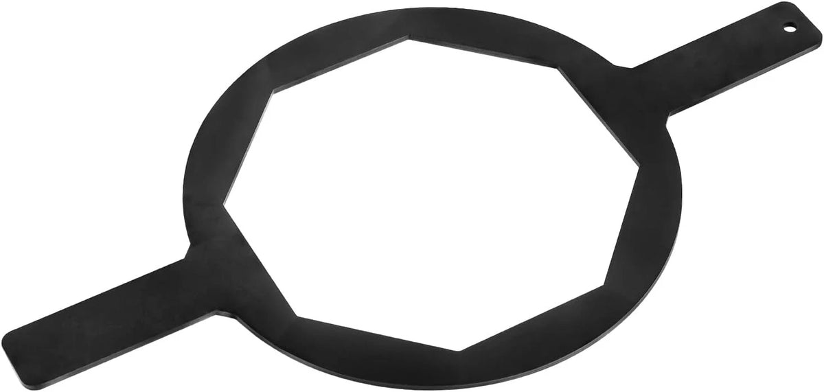 Ziyuan Metal 154512 Wrench 6 1/2" Across Flats Pool & Spa Sand Filter Black