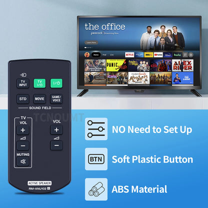 RM-ANU102 Remote Control For Sony Soundbar SA-40SE1 SA-32SE1 SA-46SE1