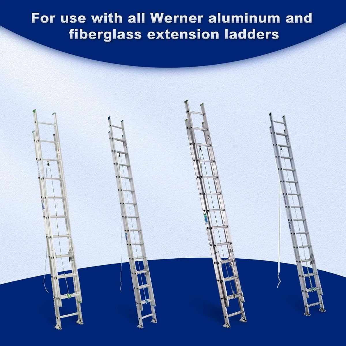 29-1 Extension Ladder Lock Flipper Kit for Werner/Louisville/Keller Silver