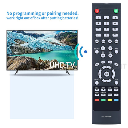 Replacement Remote Control For Elekta 50 Inch FHD LED TV ELED-5055FHD