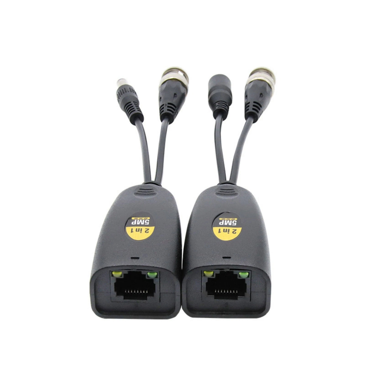 Anti-Interference BNC To POE Adapter Balun Connector For Surveillance