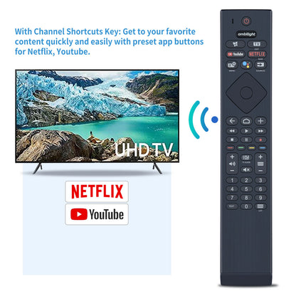 YKF474-B002 Replacement Voice Remote Control For Philips TV 398GM10BEPHN0027HT