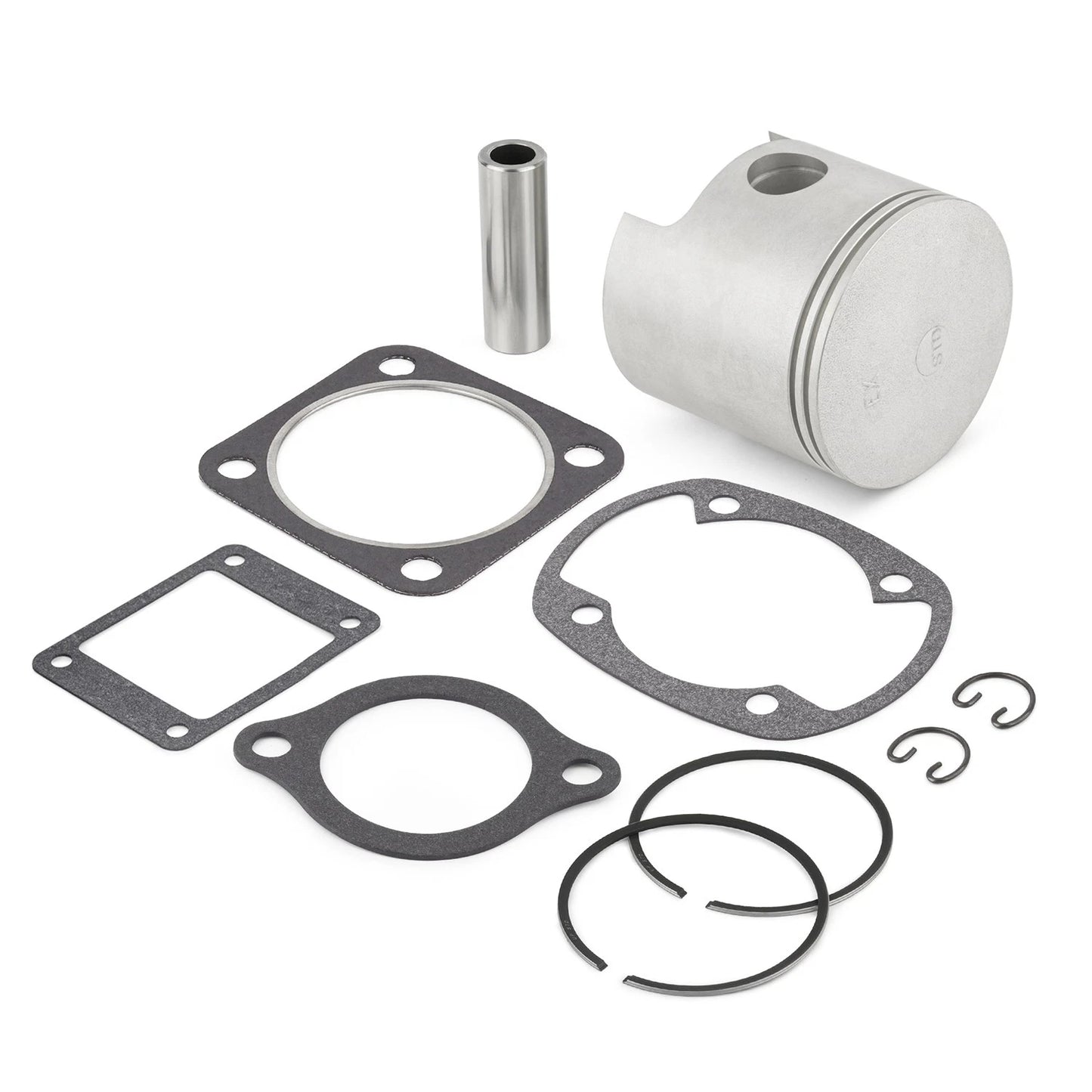 For Yamaha G1 2-Cycle Gas Golf Cart Top End Piston Kit w/Gaskets | Standard Bore