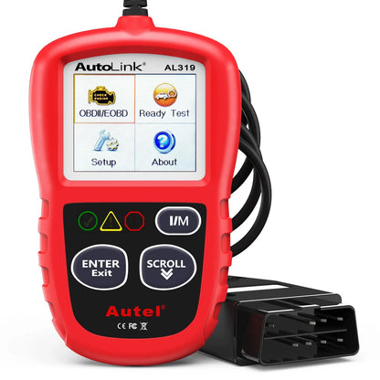Autel Professional OBD2 Scanner AL319 Code Reader, AL319,