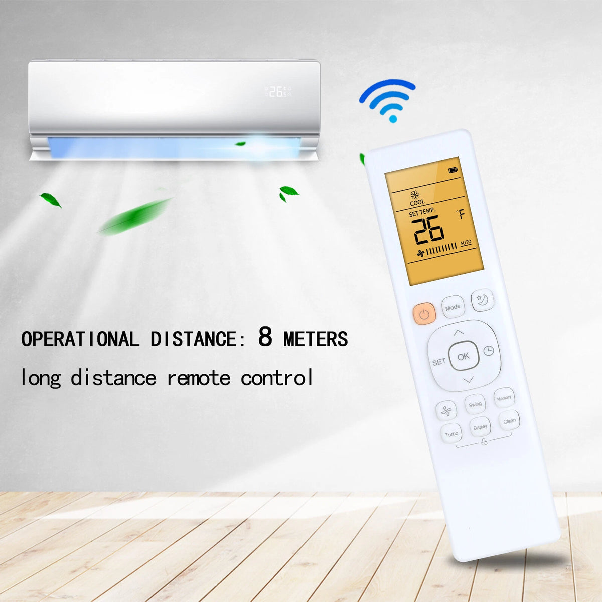 RG10B(D2)/BGEF Remote Control For Mirage Air Conditioner