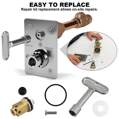 Wall Hydrant Repair Kit, Fits for Zurn HYD-RK-Z1321-CXL Z1321-CXL/ Z1320-CXL