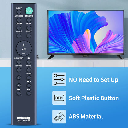 RMT-AH411U Remote Control For Sony SoundBar HT-S100F HT-SF200 HT-S100F HTSF200
