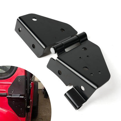 For Jeep Wrangler YJ CJ 76-95 Windshield Frame Hinges Hinge Pair Black