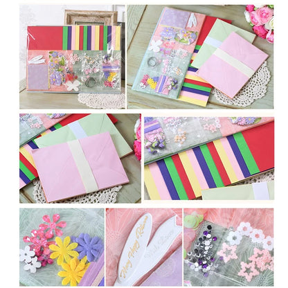 Huralona Greeting Card Making Supplier Envelope Kit 6.7 x 4.5 inches, Red