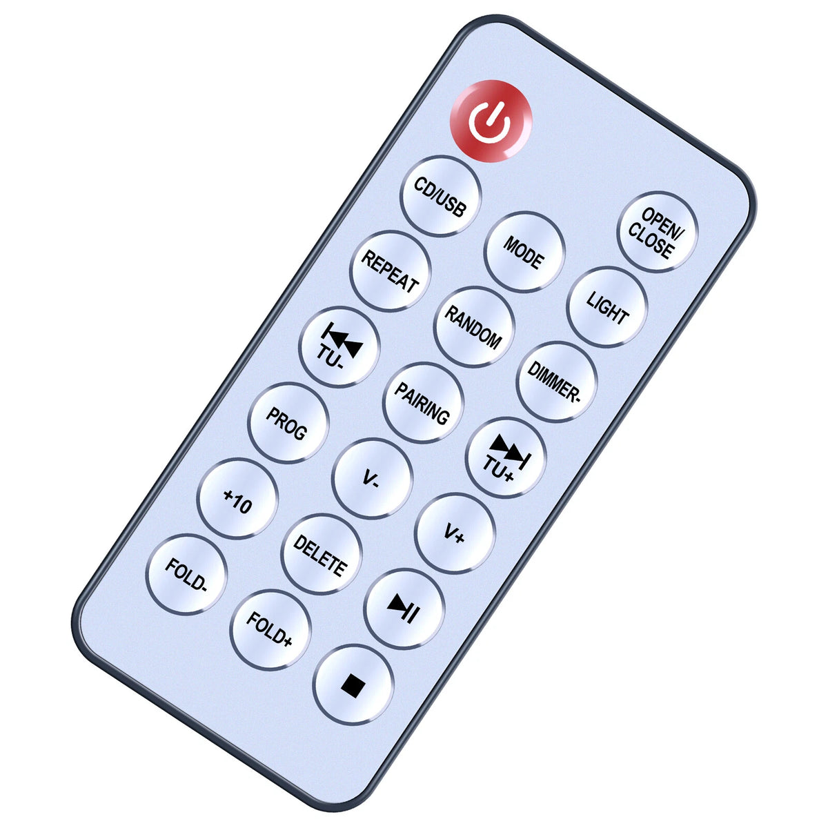 Replacement Remote Control For Akura Jukebox AJ-RD17009T