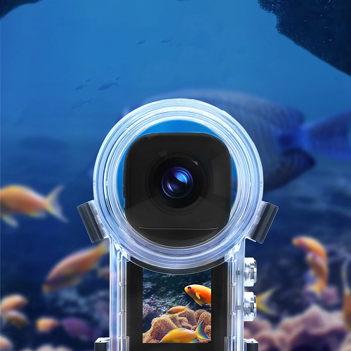 For Insta360 X4 Camera Fully Invisible Dive Case Waterproof Housing Anti Scratch