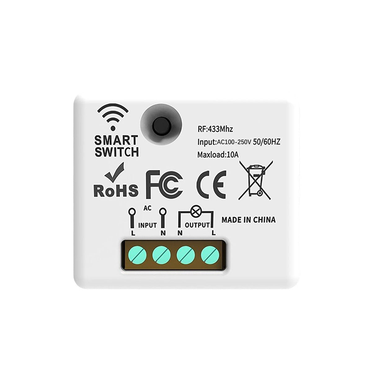 1Set 433MHz Wireless Remote Control Switch Intelligent Lamps Receiver
